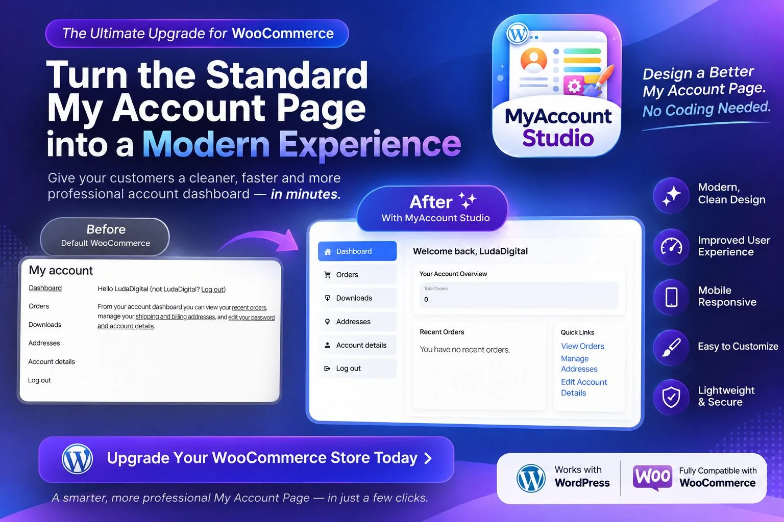 MyAccount Studio website screenshot